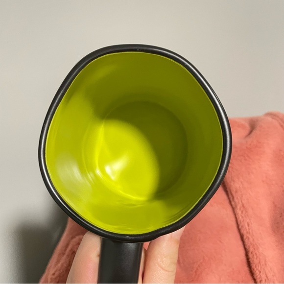 Rae Dunn Halloween Mug Zombie Tonic - Black with green interior - Picture 3 of 5